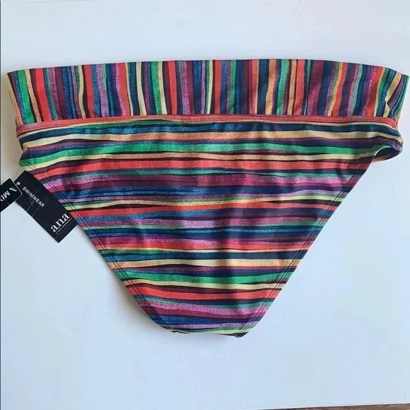 A.N.A Swim Navy Blue Lace Bikini Top, Swim Brief Plus 2X NWT - Picture 12 of 15